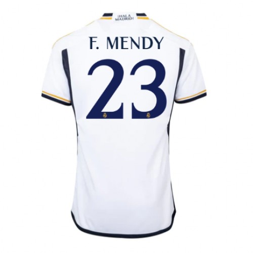 Fotballdrakt Herre Real Madrid Ferland Mendy #23 Hjemmedrakt 2023-24 Kortermet